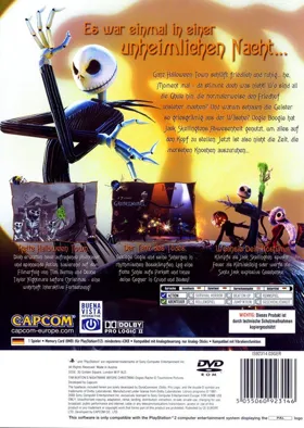 Tim Burton's The Nightmare Before Christmas - Oogie's Revenge box cover back